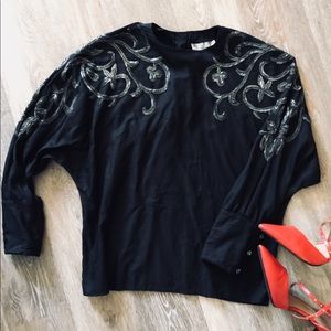🎁 Bonnie Boerer Embellished Blouse 16w